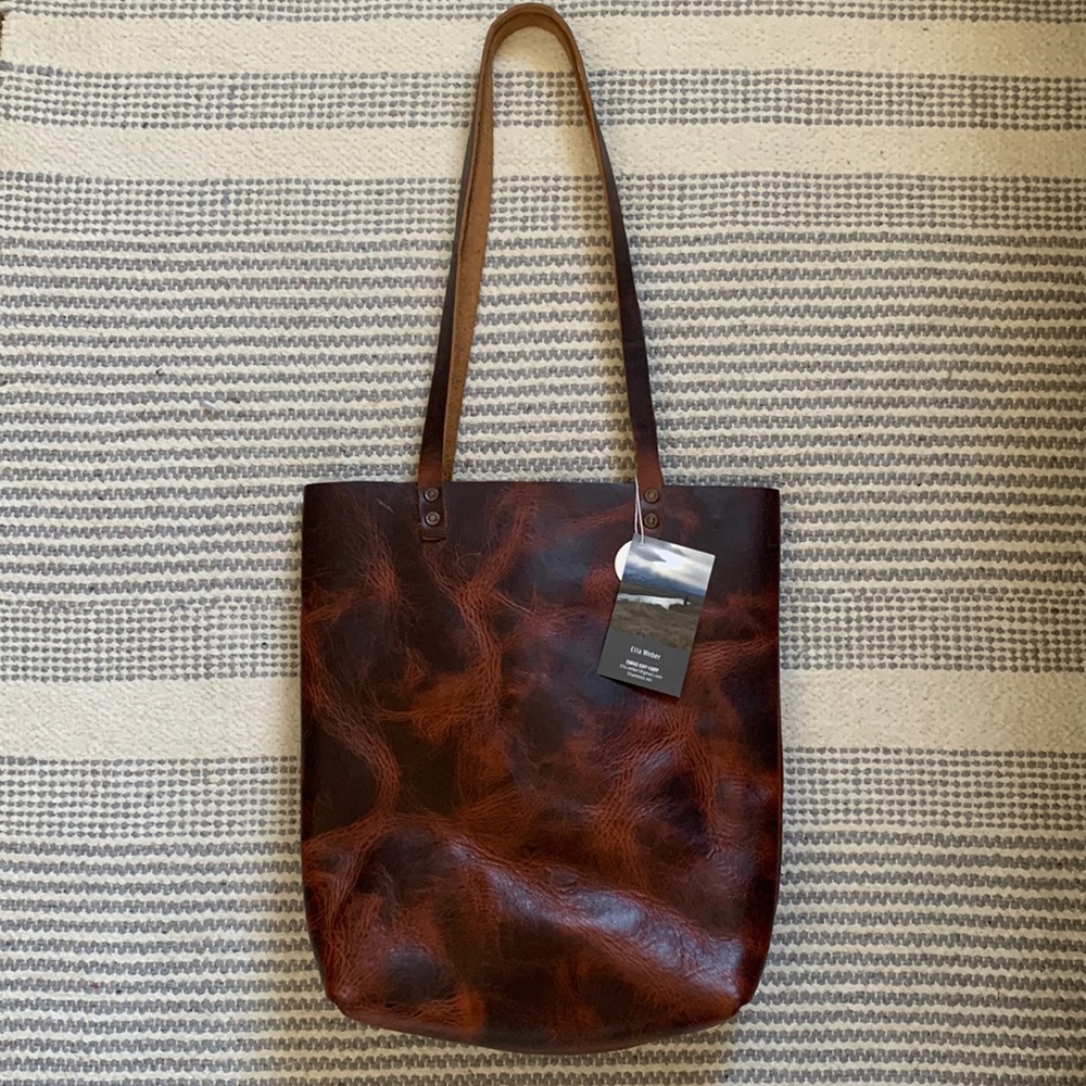 Handmade leather purse